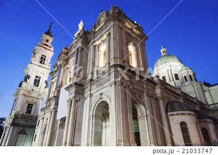 Pontifical Shrine of Blessed Virgin of Rosary at night 21033747