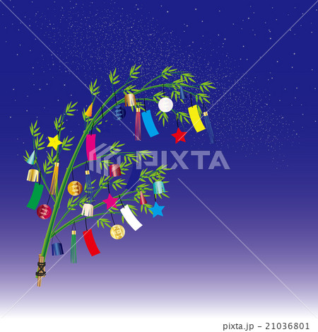 七夕飾り星空 七夕飾り星空 21036801