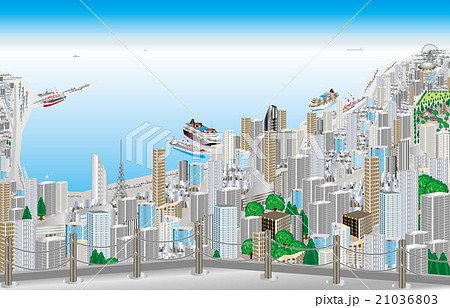 港町の風景 21036803