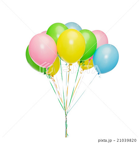 bunch of inflated helium balloons bunch of inflated helium balloons 21039820