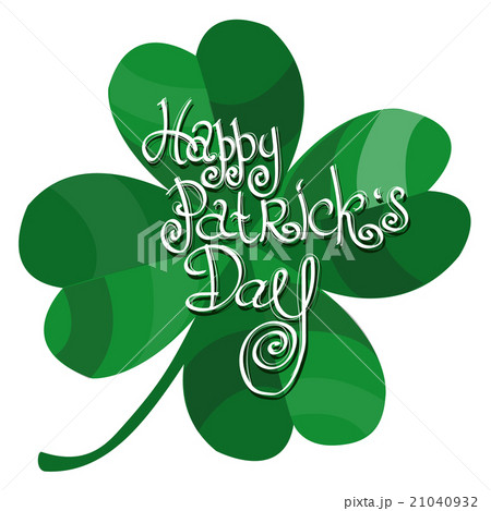 Four-leaf clover. St. Patrick's Day. 21040932