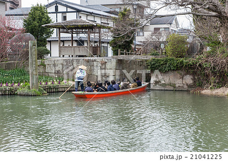 福岡 柳川 お堀めぐりの船 福岡 柳川 お堀めぐりの船 21041225