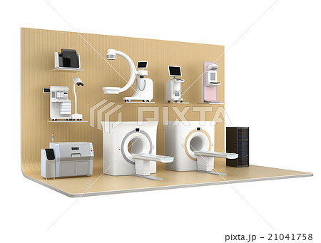 医科用画像診断装置のネットワークコンセプトイメージ 医科用画像診断装置のネットワークコンセプトイメージ 21041758