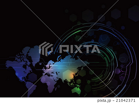 グローバルビジネスイメージ　アブストラクトイメージ 21042371
