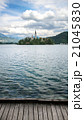 Bled lake & castle &Julian Alps & path , Slovenia 21045830