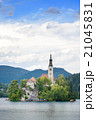 Bled island,castle ,Julian Alps Church,Slovenia 21045831