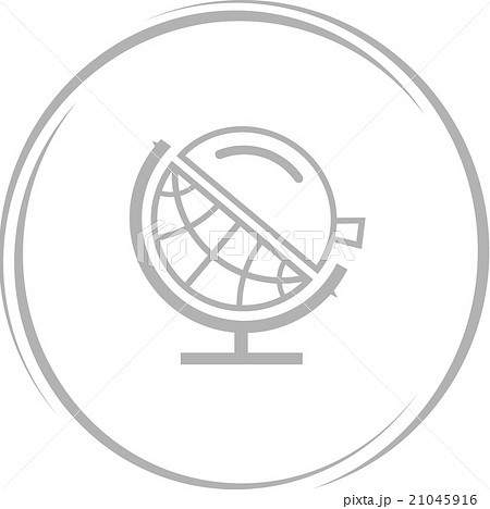 globe and loupe. 21045916