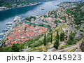 Panorama view of Kotor bay harbor (Boka Kotorska)  21045923