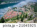 Panorama view of Kotor bay harbor (Boka Kotorska)  21045925