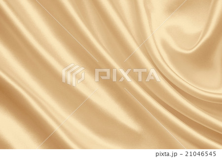 Smooth elegant golden silk as wedding background. 21046545