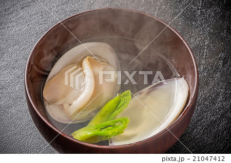 はまぐりの潮汁　Seafood soup with salt of the clam 21047412