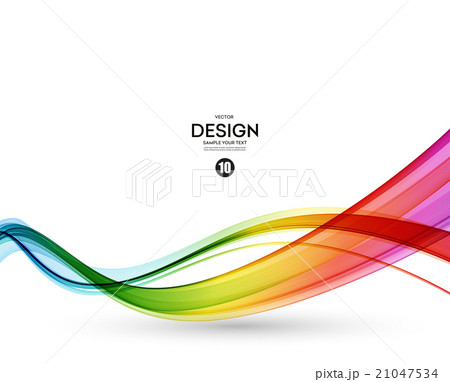Abstract vector background, blue violet wavy  21047534