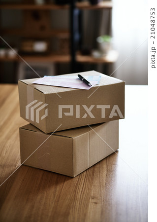 段ボールと伝票 21048753
