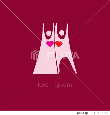 Loving couple icon   21048765