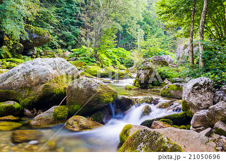 Creek in the Ligurian Alps Creek in the Ligurian Alps 21050696