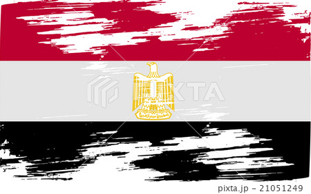 Flag of Egypt with old texture. Vector Flag of Egypt with old texture. Vector 21051249