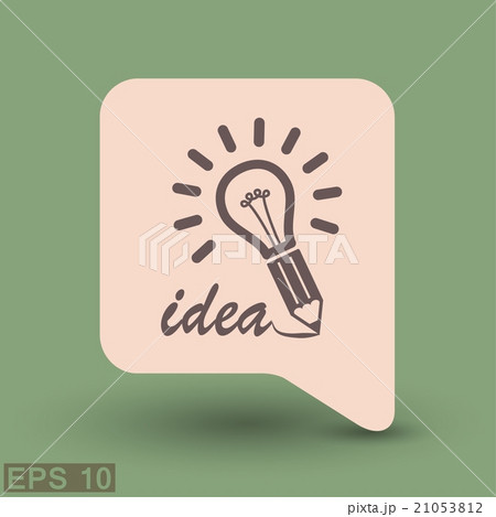 Pictograph of light bulb 21053812