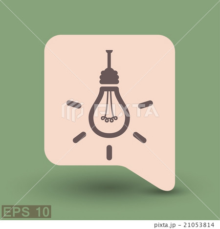 Pictograph of light bulb 21053814