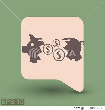 Pictograph of moneybox Pictograph of moneybox 21054607