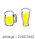 手描き風ビールのイラスト 21057442