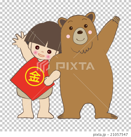 Kintaro and a bear 21057547