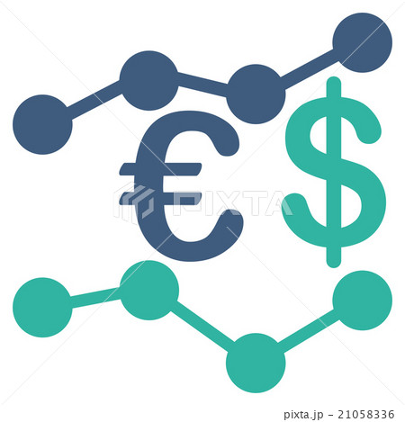 Currency Trends Icon Currency Trends Icon 21058336