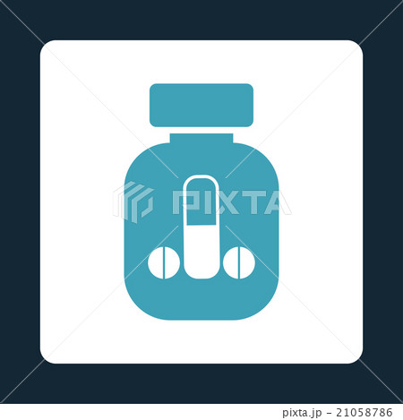 Boy Medicine Rounded Square Button 21058786