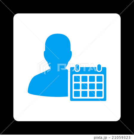 Client Calendar Rounded Square Button 21059323