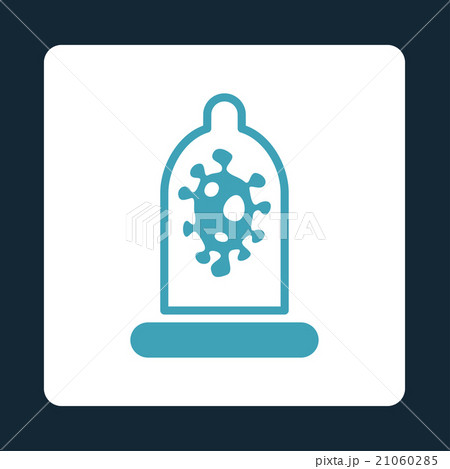 Infection Protection Rounded Square Button 21060285