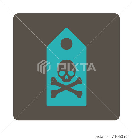 Death Mark Rounded Square Button Death Mark Rounded Square Button 21060504