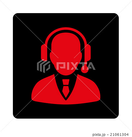 Manager Rounded Square Button 21061304