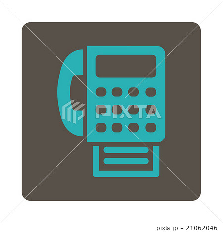 Fax Rounded Square Button 21062046