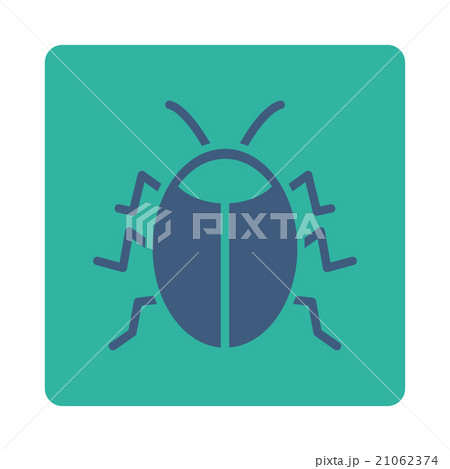 Bug Rounded Square Button Bug Rounded Square Button 21062374