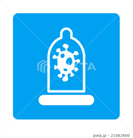 Infection Protection Rounded Square Button 21062600