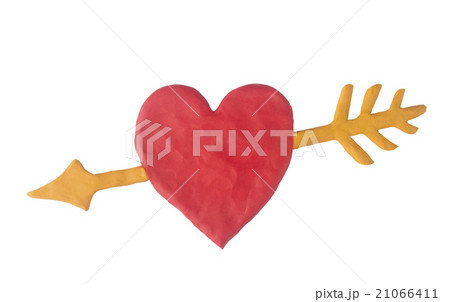 Broken clay heart Broken clay heart 21066411