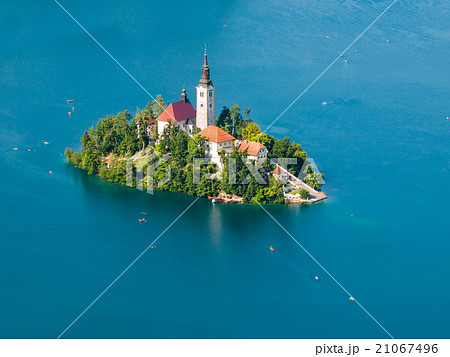 Bled Island with church 21067496