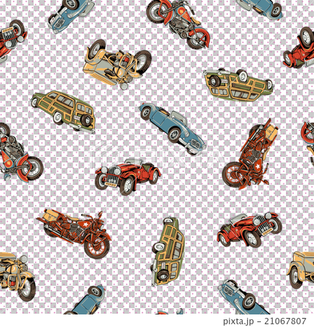 Hand-painted classic car pattern 21067807