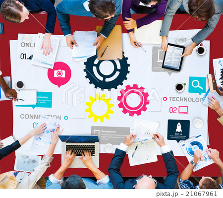 Team Functionality Industy Teamwork Connection Technology Concep 21067961