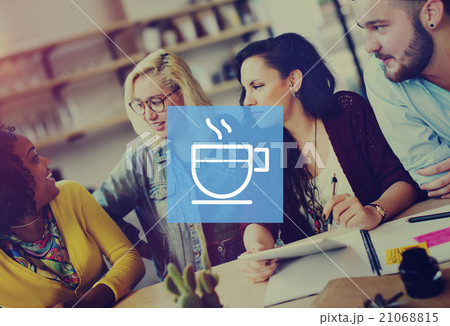 Break Coffee Beverage Refreshment Leisure Relaxing Concept 21068815