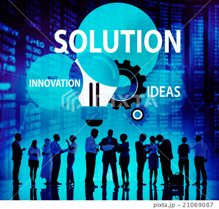 Solution Strategy Ideas Innovation Creativity Concept Solution Strategy Ideas Innovation Creativity Concept 21069087