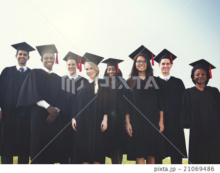 Group Students Happiness Graduation Concept Group Students Happiness Graduation Concept 21069486