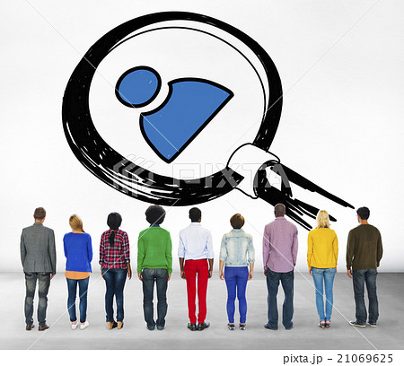 Job Search Human Resources Employees Searching Concept 21069625