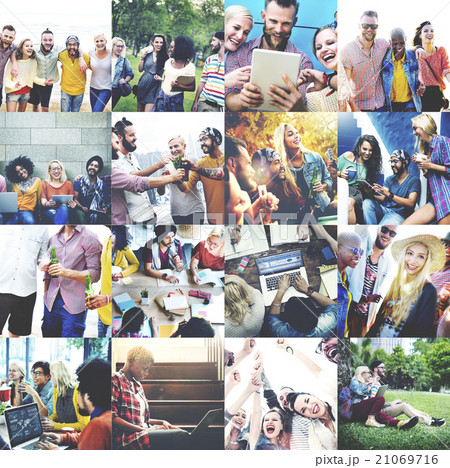 People Happiness Party Fun Playful Concept 21069716