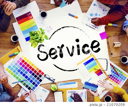 Service Loyalty Strategy Customer Help Concept Service Loyalty Strategy Customer Help Concept 21070209