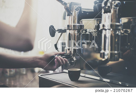 Barista Cafe Making Coffee Preparation Service Concept 21070267