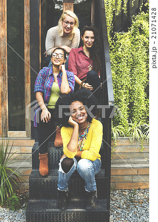 Friends Adolescence Buddy Cheerful Enjoying Relation Concept 21071428