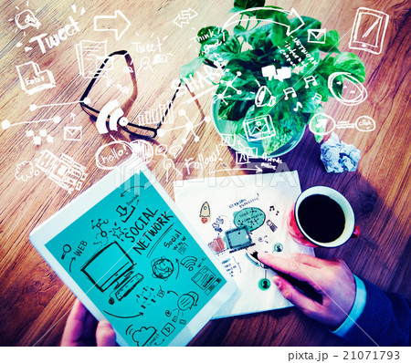 Social Network Social Media Internet WWW Web Online Concept 21071793
