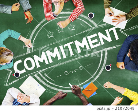 Commitment Devotion Dedication Conviction Concept Commitment Devotion Dedication Conviction Concept 21072049