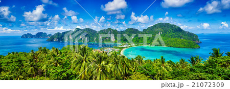 Panorama of tropical islands 21072309