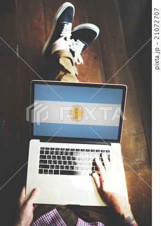 Agentina Flag Country Nationality Liberty Concept Agentina Flag Country Nationality Liberty Concept 21072707